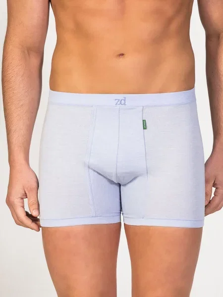 Zd ZERO DEFECTS Boxeri Helios Egyptian cotton deschis albastru