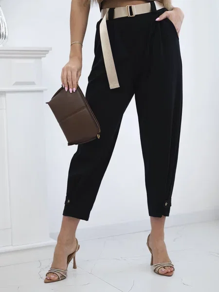 Pantaloni Kesi Włoski negru