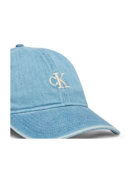 Calvin Klein Șapcă denim / alb albastru