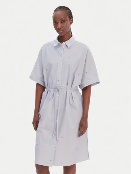 JOOP! Jeans Srajčna obleka Davinia Modra bela