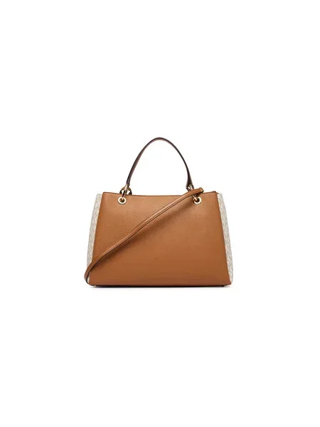 Ročna torba MICHAEL Michael Kors Kremna rjava
