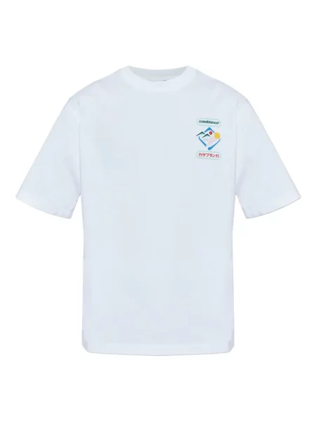 Tricou Casablanca cu imagine alb