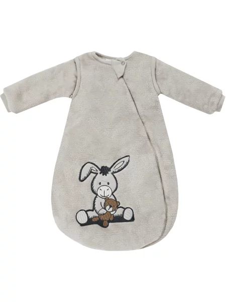 JACKY Saci de dormit maro caramel / gri deschis / negru alb