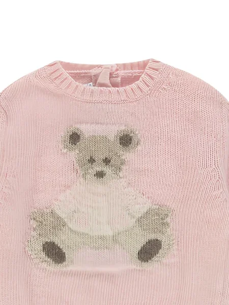 Sweter dziecięcy L'orsobruno różowy