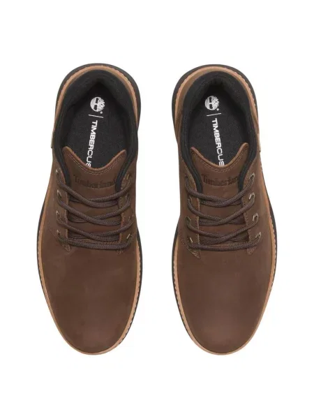 Šněrovací krajkové kotníkové boty Timberland hnědé