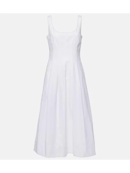 Rochie midi Proenza Schouler până la genunchi de costum alb