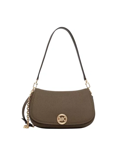 MICHAEL Michael Kors torebka crossbody skórzana zielona
