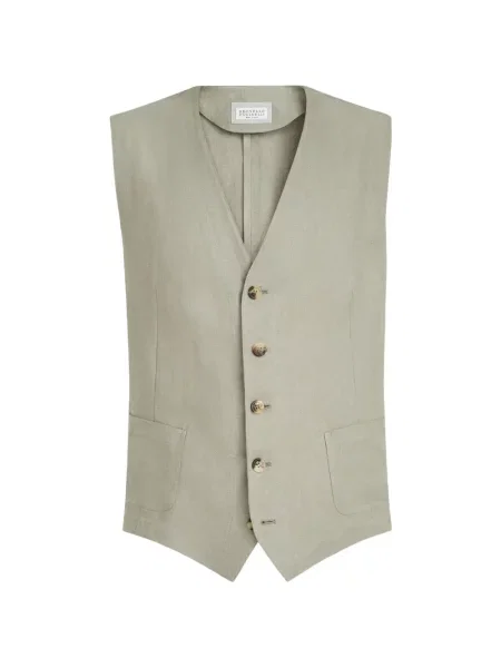 Vestă Brunello Cucinelli de in verde