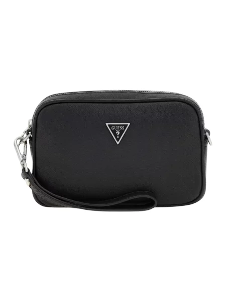 Mała mały torebka crossbody Guess elegancka czarna