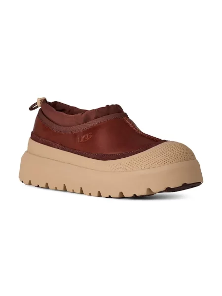 Шкіряні чоботи UGG Tasman Weather Hybrid бордовий