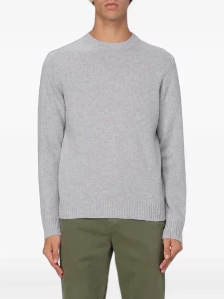 Sweter Xc z okrągłym dekoltem szary