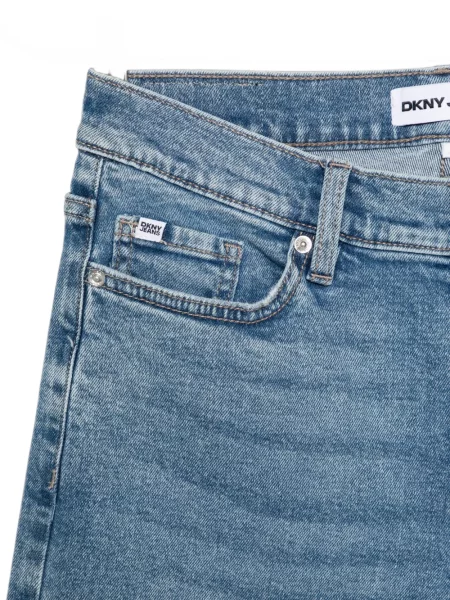 Blugi cu picior larg Dkny albastru