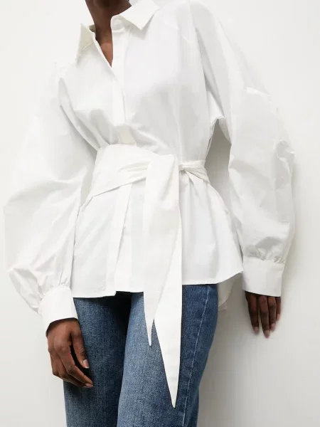 Answear.LAB cămașă pentru femei din alb