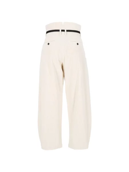Cu centură pantaloni Barena de catifea cord