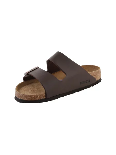 Papuci Birkenstock din piele maro
