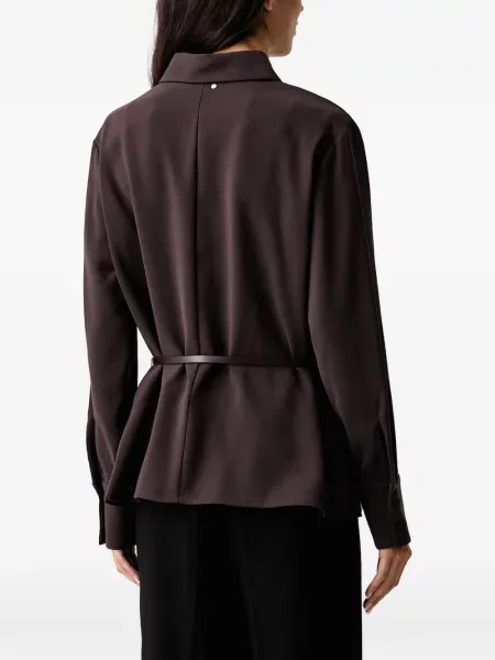 Cu centură cămașă Armani Exchange maro