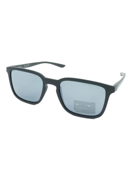 Ochelari de soare Nike cu cordon din jerseu cu imprimeu abstract gri