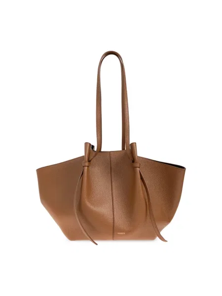 Yuzefi torebka shopper skórzana LARGE MOCHI brązowa