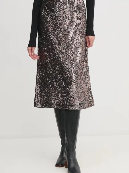 Пола OUI среднодълга със стандартна кройка кафяво