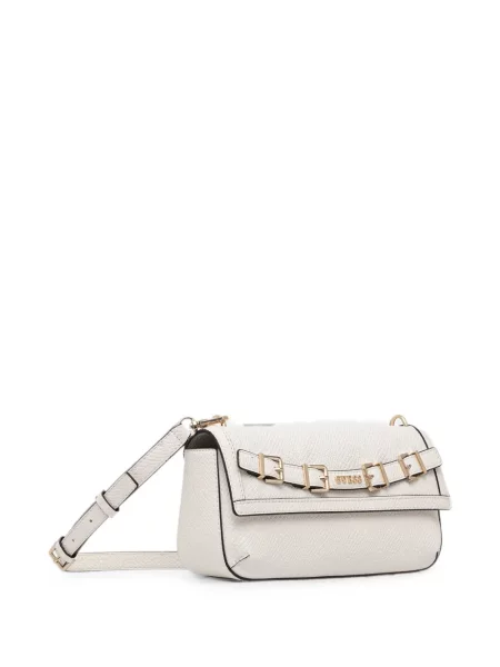 Csatos kígyómintás kézitáska Guess