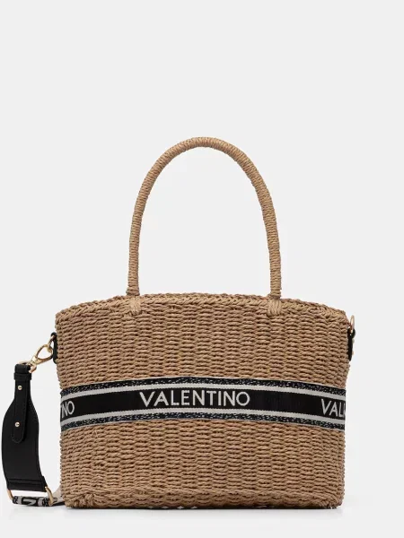 Valentino Bags torba plażowa BOHO beżowa