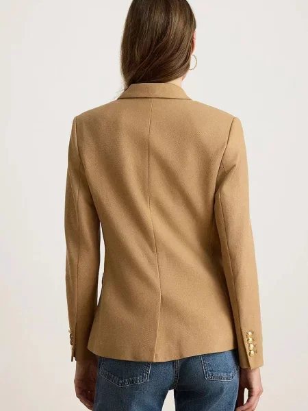 Lauren Ralph Lauren enoredni suknjič z elastanom rjava