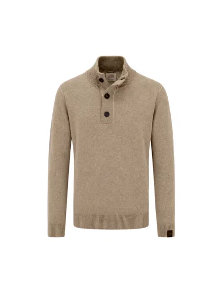 Sweter Bob wełniany beżowy