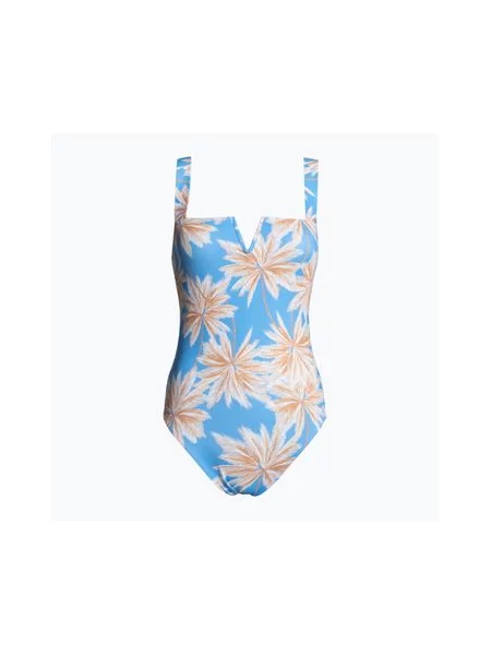 Купальник суцільний ROXY Love The Coco V D-Cup azure blue palm island синій