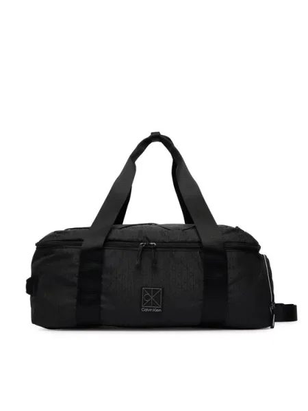 Calvin Klein Пътна чанта Utility Emblem Aop черен