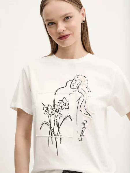 Desigual Tricou PARAGUAY | alb