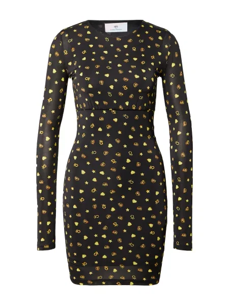 Chiara Ferragni Rochie VESTITI galben / galben auriu negru
