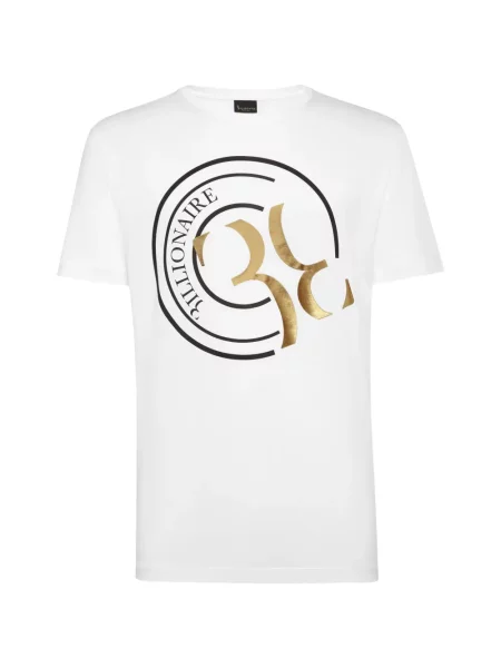 Tricou Billionaire cu imagine alb