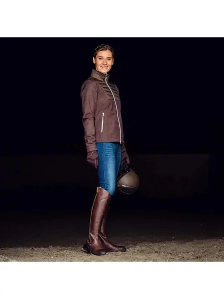 Zimowe buty jeździeckie Horze Aspen brązowe