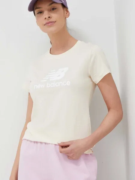 Póló New Balance bézs