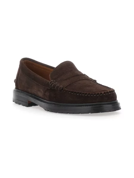 Półbuty Sebago zamszowe brązowe