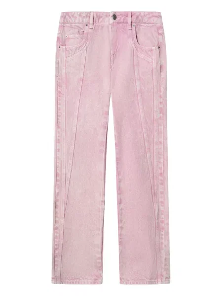 Jeansy Marant Etoile różowe