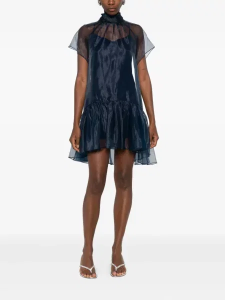 Rochie mini Simkhai cu volane albastru