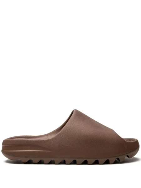 Klapki Adidas Yeezy brązowe