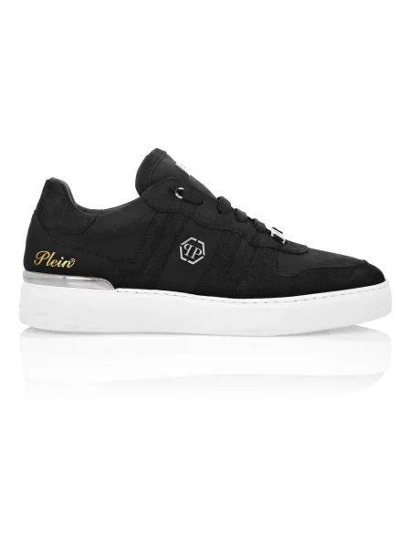 Sneakersy Philipp Plein skórzane czarne