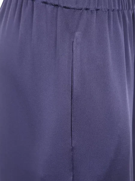Pantaloni Antonelli din satin albastru
