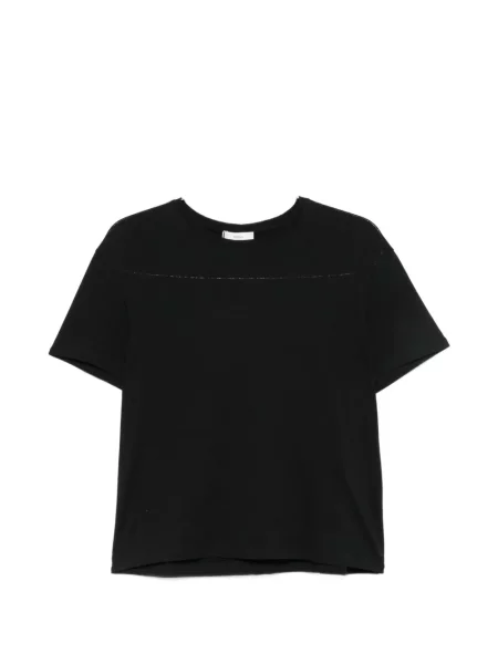 Tricou Toteme clasic cu autograf negru