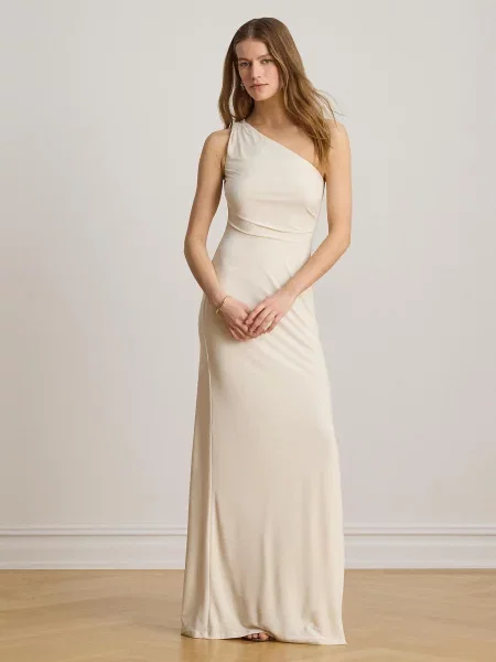 Lauren Ralph Lauren Rochie de seară crem bej