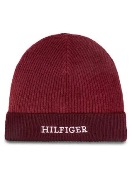 Tommy Hilfiger Set čepice a tunelová šála červená