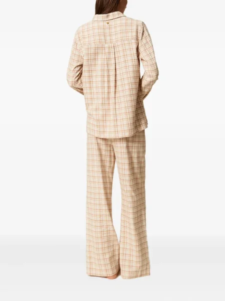 Pantaloni Twinset în carouri