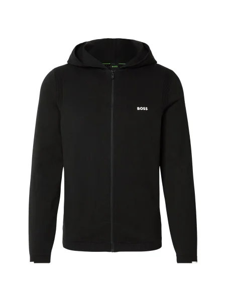 BOSS Green Hanorac Ever-X negru alb