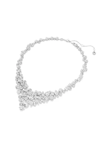 Naszyjnik Swarovski szary