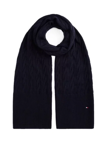 Tommy Hilfiger Szalik Mężczyźni jednolity ONE SIZE niebieski