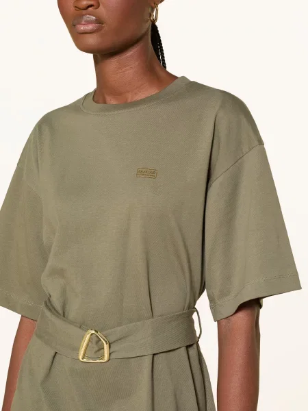 Barbour International Jerseyové Šaty Uma olivová zlatá
