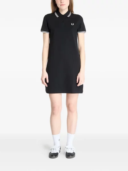 Gulerat rochie mini Fred Perry negru