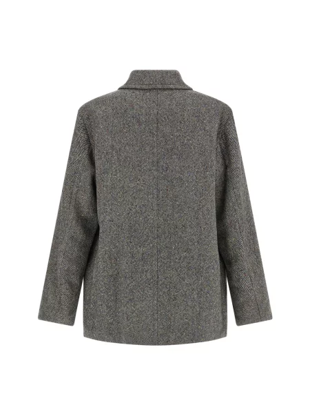 Płaszcz Dries Van Noten wełniany szary